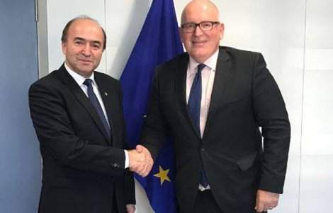 Toader i-a prezentat lui Timmermans "stadiul procedurii interne si evolutiile in ceea ce priveste modificarea legilor justitiei"