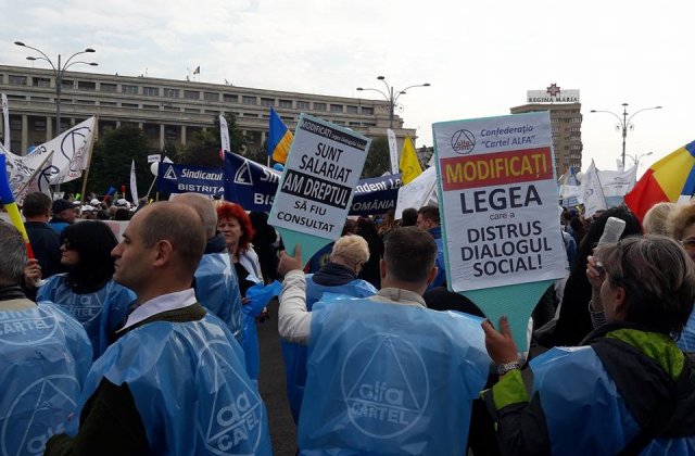 Cartel Alfa cere romanilor sa iasa in strada, pentru a protesta impotriva noului Cod Fiscal