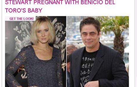 Benicio Del Toro a lasat-o insarcinata pe fiica lui Rod Stewart
