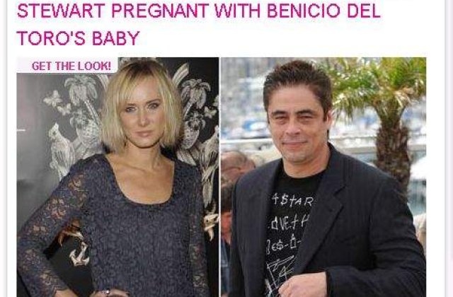 Benicio Del Toro a lasat-o insarcinata pe fiica lui Rod Stewart