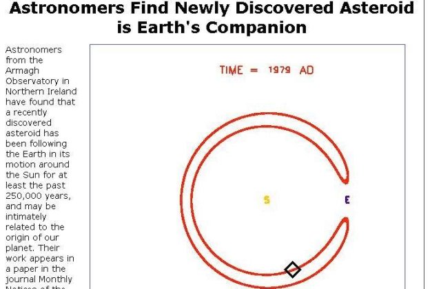 Un asteroid urmareste Pamantul de 250.000 de ani