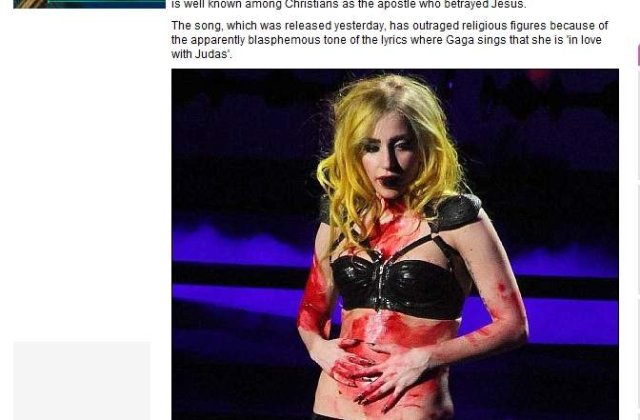 [VIDEO] Lady Gaga, in apropierea Pastelui: "Sunt indragostita de Iuda!"