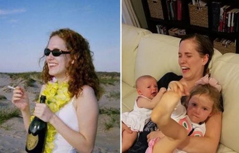  Top  10+ imagini cu parinti care arata cat de mult se schimba viata dupa aparitia copiilor