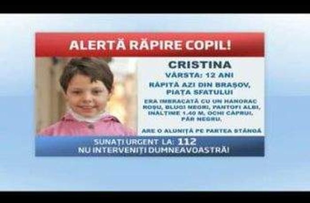 "Alerta rapire copil" anunta disparitia copiilor