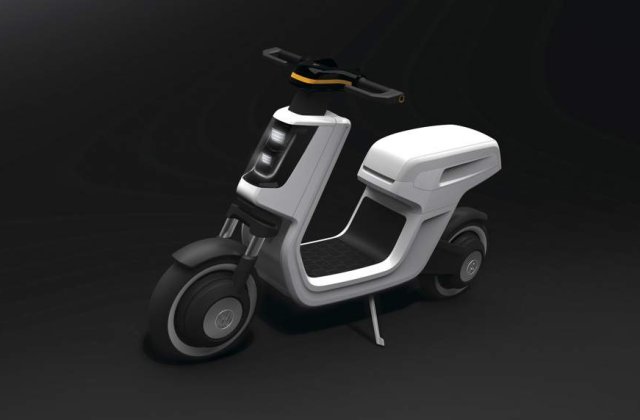 Scuter electric de la Volkswagen. e-Scooter Concept