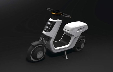 Scuter electric de la Volkswagen. e-Scooter Concept