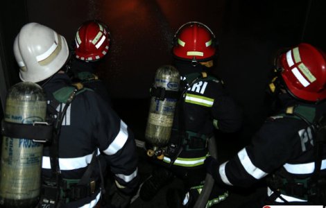 Incendiu la un camin studentesc din Cluj Napoca