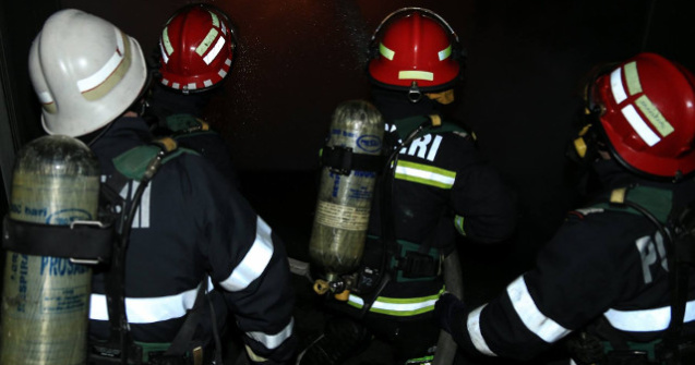 Incendiu la un camin studentesc din Cluj Napoca