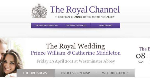 Nunta regala, in direct pe YouTube