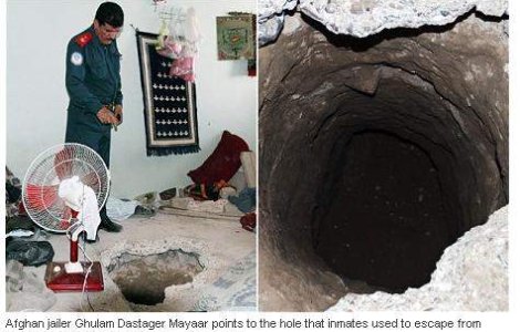 Evadare periculoasa intr-o inchisoare din Kandahar