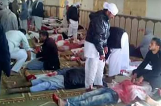 Bilantul atacului de la moscheea din Sinai a ajuns la 305 morti, dintre care 27 copii