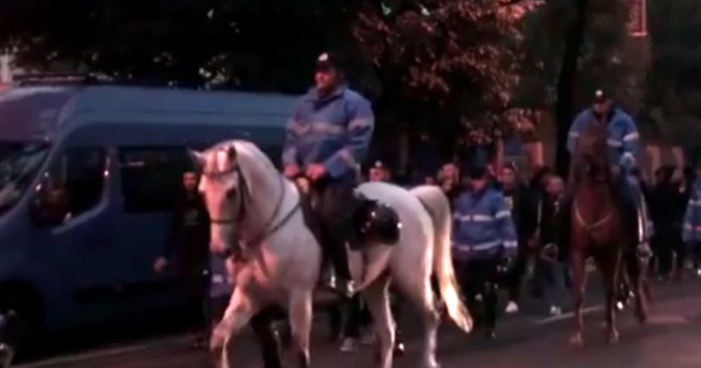 Explicatiile Jandarmeriei privind prezenta detasamentului de cavalerie la protestele din Capitala