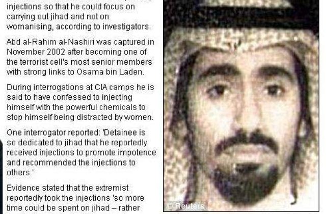 Secretul unui "bun" terorist: Impotenta