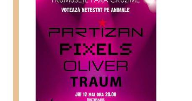  Video  Concert pentru interzicerea testarilor pe animale