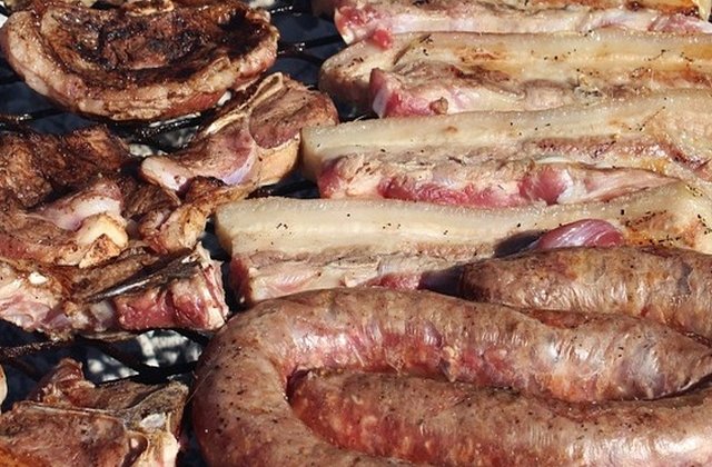 ALDE le-a dat mancare si bautura simpatizantilor care au venit la sediul partidului de Ziua Nationala