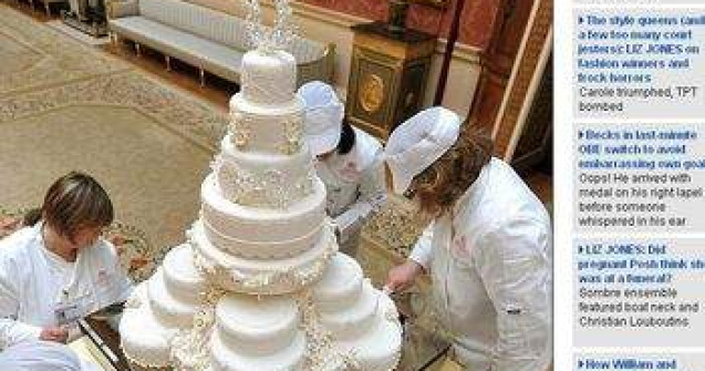 Nunta Regala: Cum a aratat tortul miresei?