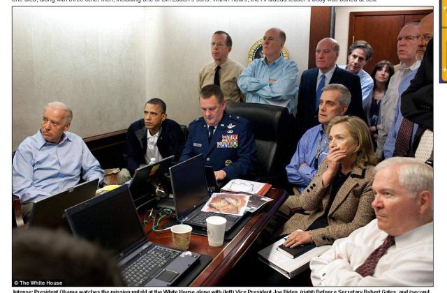 Obama a urmarit in direct asasinarea lui bin Laden