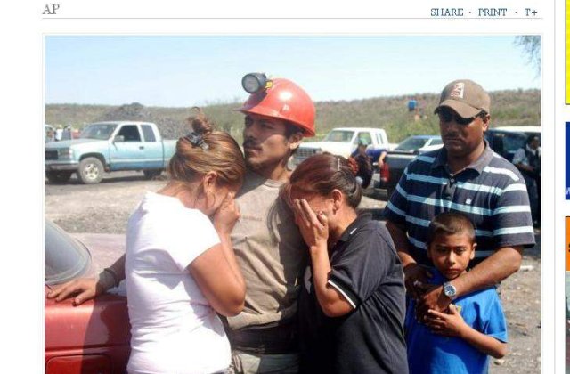 Mexic: 3 morti si 11 disparuti in urma unei explozii intr-o mina