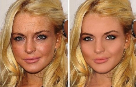  Top  10 vedete "mutilate" de prea mult Photoshop