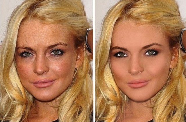 10 vedete "mutilate" de prea mult Photoshop