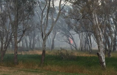 Un pompier a provocat un incendiu major de vegetatie, din greseala