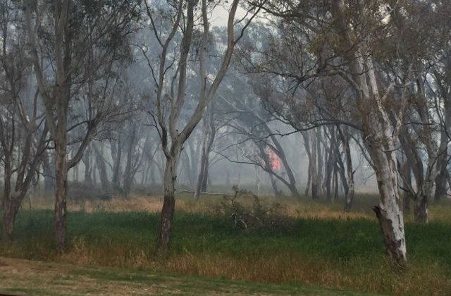 Un pompier a provocat un incendiu major de vegetatie, din greseala