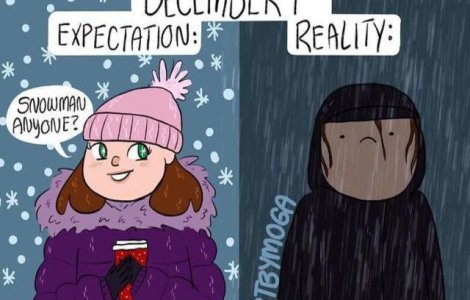  Top  10 ilustratii haioase care descriu perfect cum te simti iarna