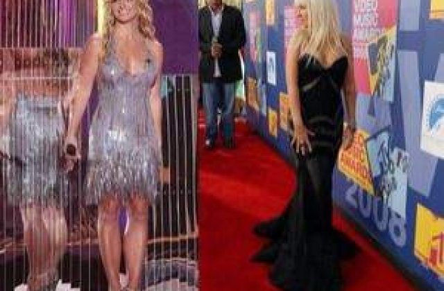Britney si Aguilera se 'lupta' pentru titlul de 'printesa pop'