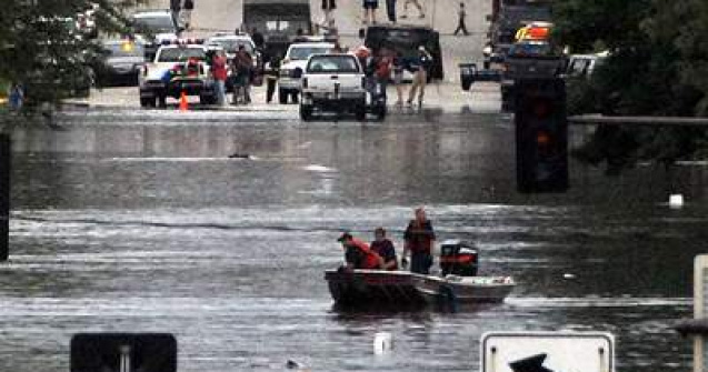 SUA, lovita de cele mai grave inundatii din ultimii 74 de ani