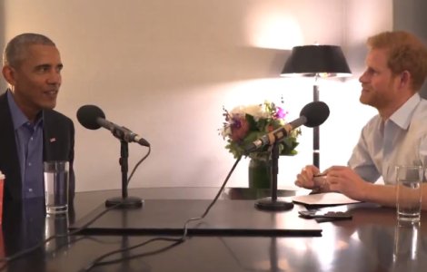 Barack Obama a fost intervievat de Printul Harry