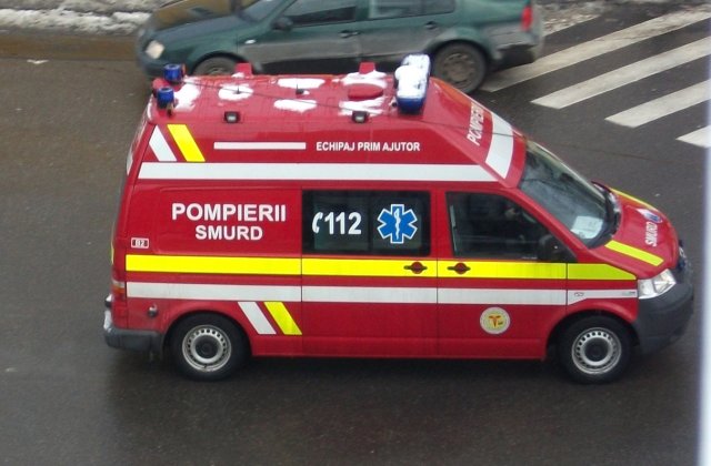 Accident grav in Bacau, dupa ciocnirea unui autocar cu un microbuz. A fost activat planul rosu de interventie