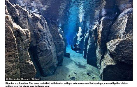  Foto  Imagini uimitoare din spatiul dintre doua placi tectonice