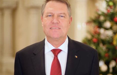 Mesajul transmis de Klaus Iohannis romanilor, de Craciun