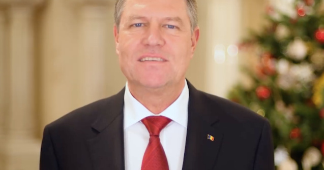 Mesajul transmis de Klaus Iohannis romanilor, de Craciun