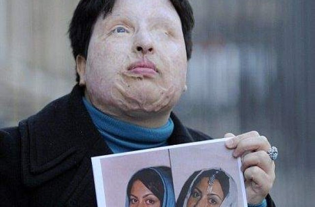 Sentinta: O femeie ii poate turna acid in ochi barbatului care a orbit-o