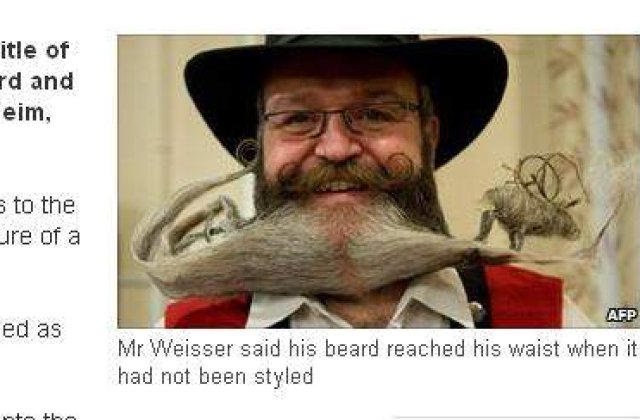 Barba in forma de elan, castigatoarea Campionatului Mondial