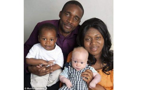 Din parinti negrii a iesit un copil alb