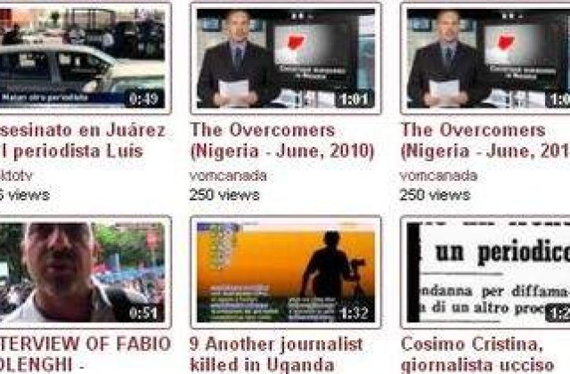 Canal YouTube pentru jurnalistii decedati la datorie