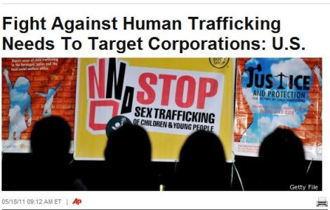 Lupta impotriva traficului de carne vie cere ajutorul marilor corporatii