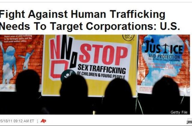 Lupta impotriva traficului de carne vie cere ajutorul marilor corporatii