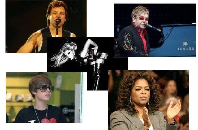 Cele mai influente celebritati din lume