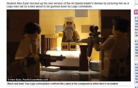 Ultimele clipe din viata lui ben Laden, reconstruite cu ajutorul LEGO