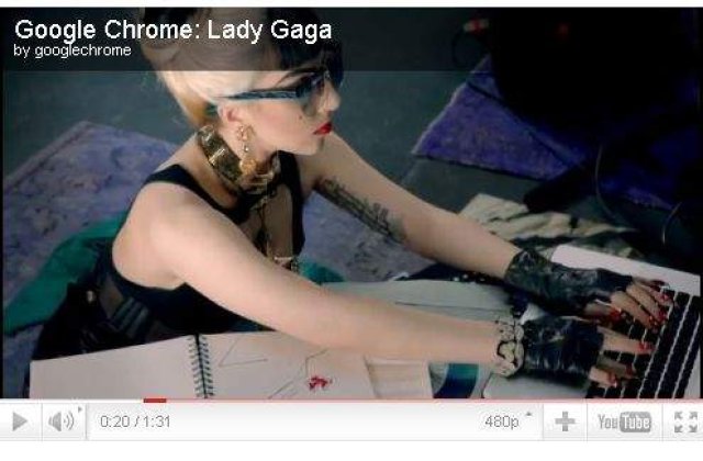 [VIDEO] Google Chrome este promovat de Lady Gaga (si invers)