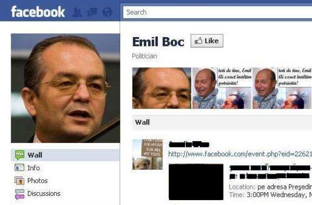 Boc si Udrea, cei mai vizibili politicieni pe Facebook
