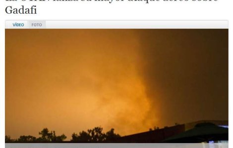  Video  NATO si-a lansat cel mai puternic atac in Libia