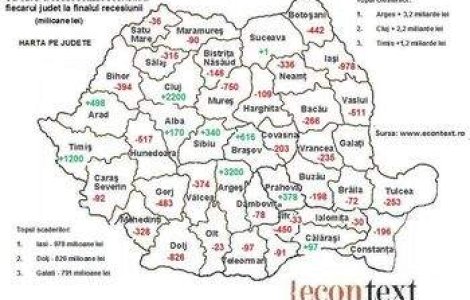 Ce a lasat criza in urma? Harta saraciei in Romania