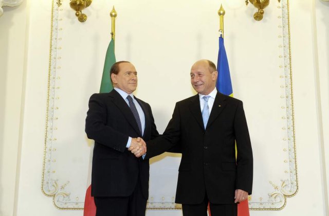 Basescu si Berlusconi: Prieteni foarte buni
