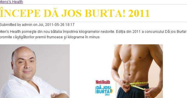 Incepe `Da jos Burta 2011`. Esti pregatit?