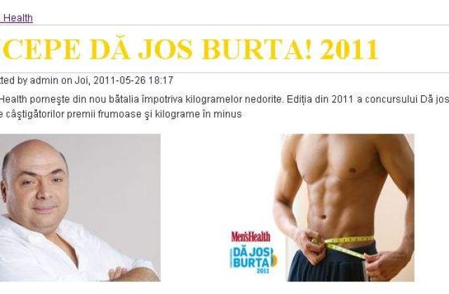 Incepe `Da jos Burta 2011`. Esti pregatit?