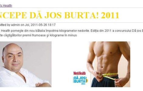 Incepe `Da jos Burta 2011`. Esti pregatit?